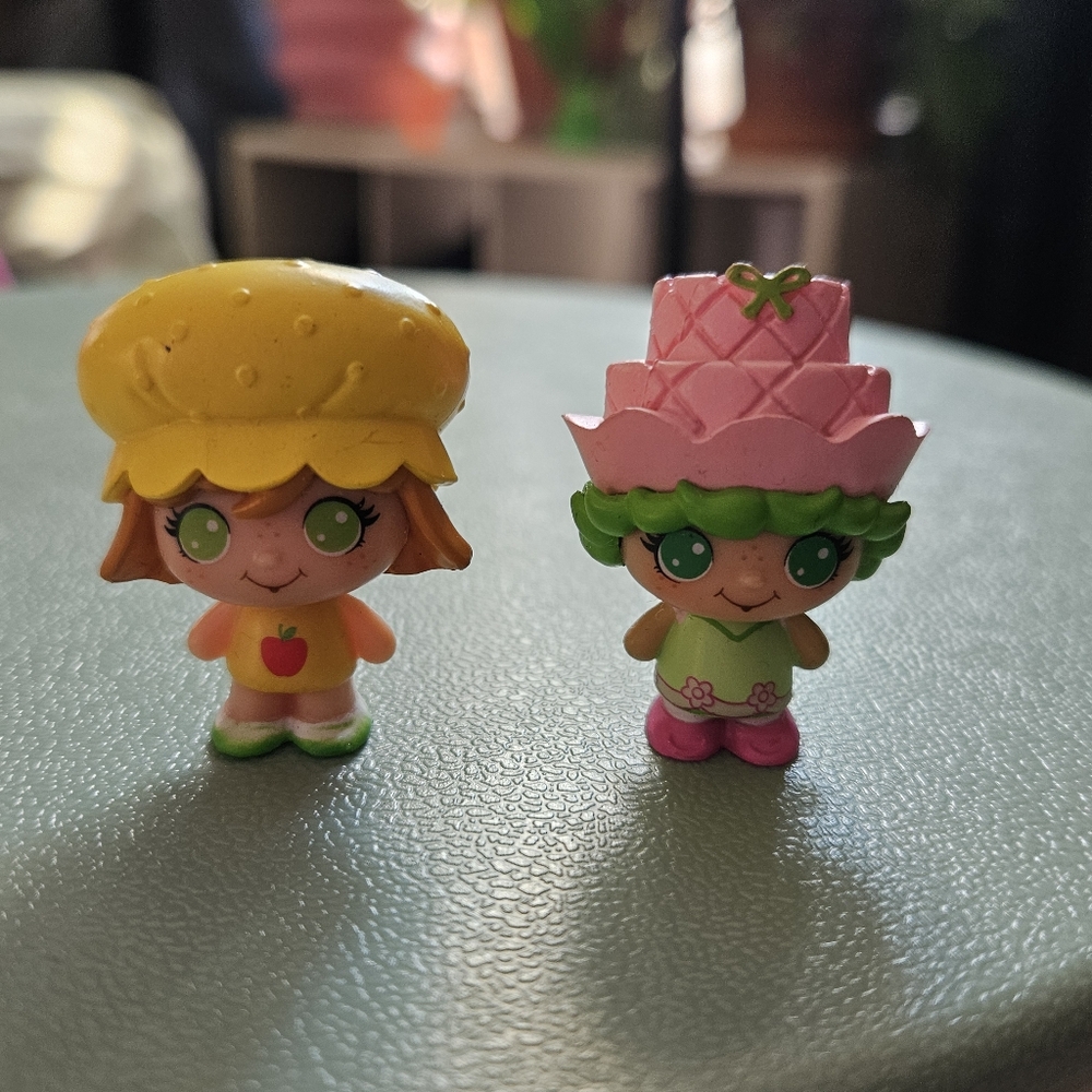 Strawberry Shortcake Cheebee Micro Figures Set Lime Chiffon And Apple Dumplin